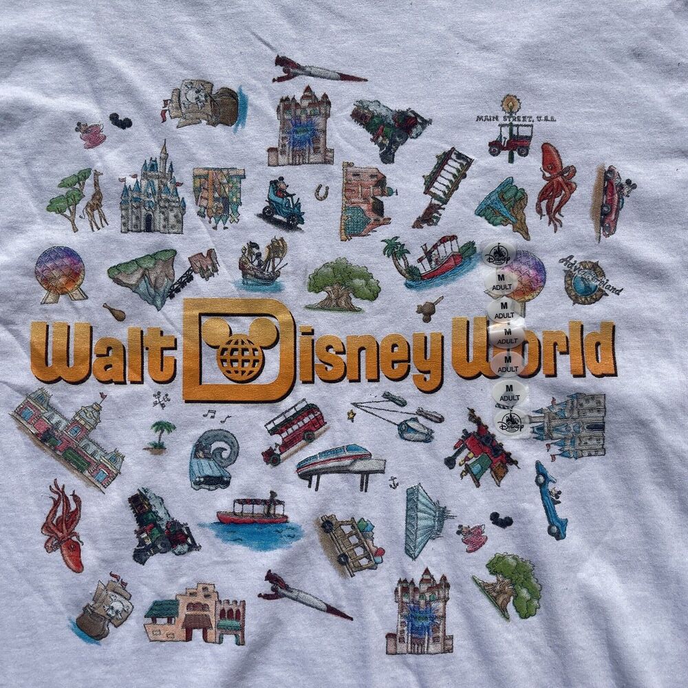 Walt Disney World Concert Tour Shirt Mens Unisex Medium - Picture 11 of 13